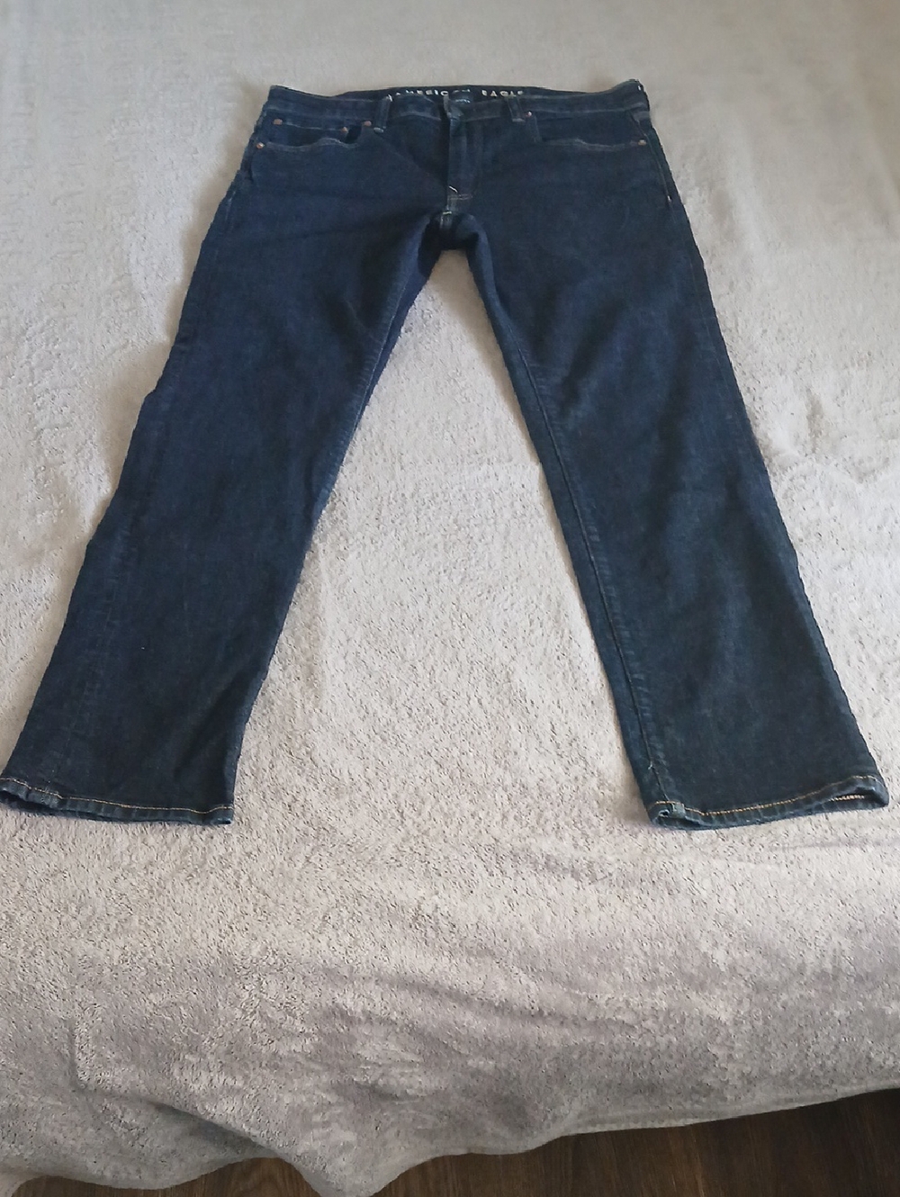 American Eagle Outfitters Dark Blue Straight Jeans
